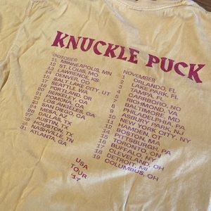 Knuckle Puck 2017 Tour Shirt